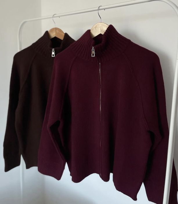 В'язаний кардиган на блискавці , тепла кофта на змейке