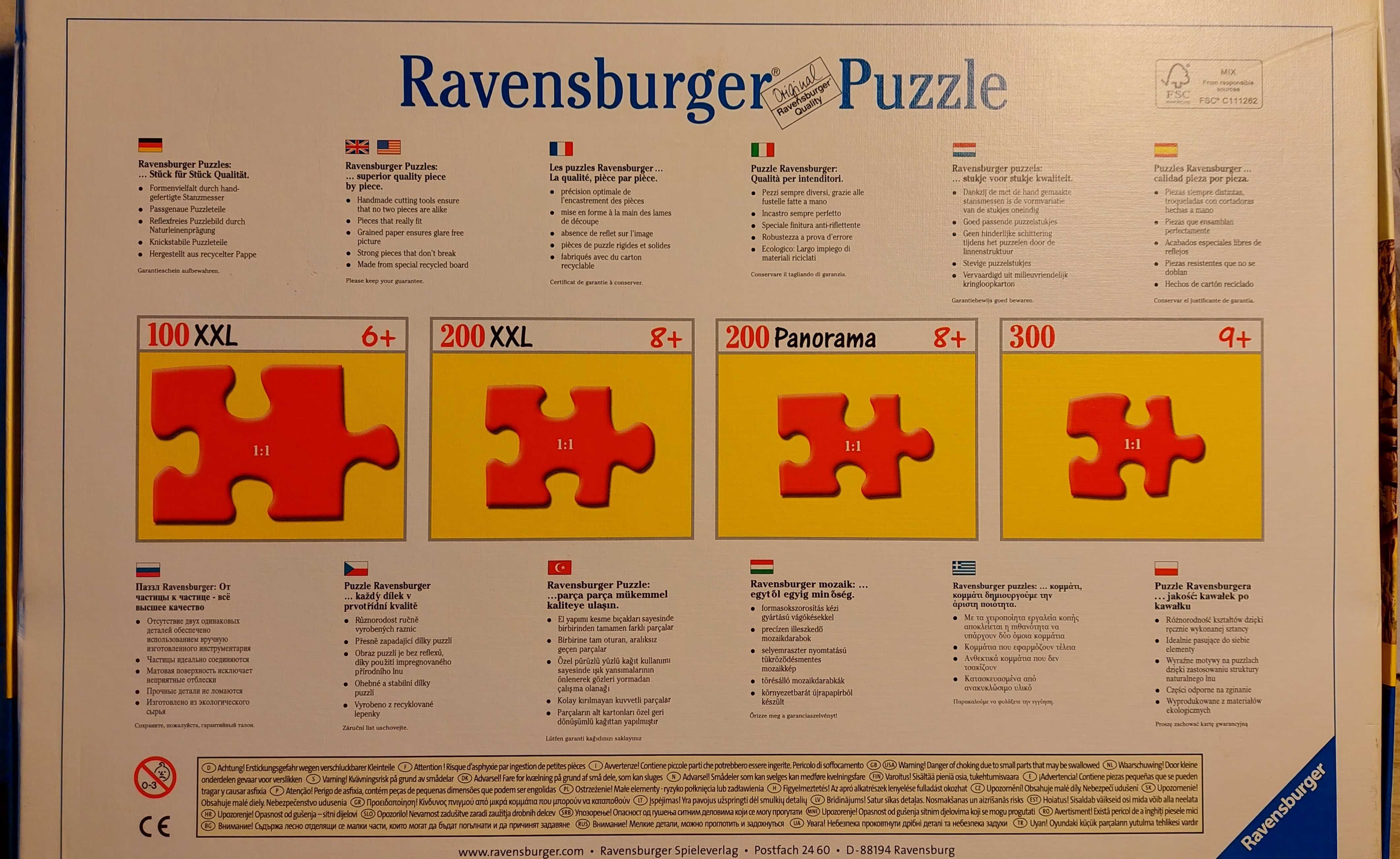 Puzzle "Pequeno Elefante" - Ravensburger, 200 peças