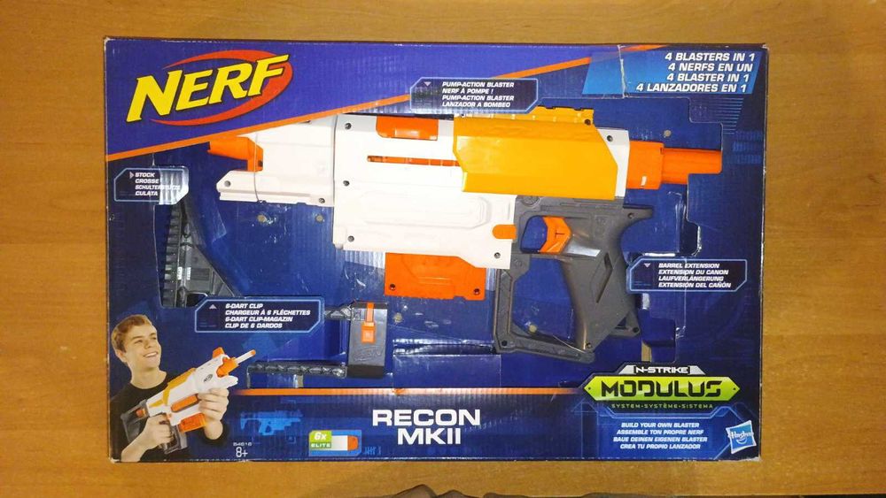 Іграшковий бластер Nerf Modulus Recon MKII поновлена коробка