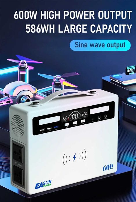 Портативна зарядна станція easun zl-600w