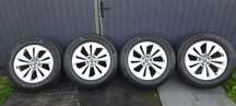 AUDI Q7 Q8 KOŁA (FELGI 4M8607025 Z OPONAMI 19&quot; HANKOOK LATO) 265/55R19 ET20 5x112