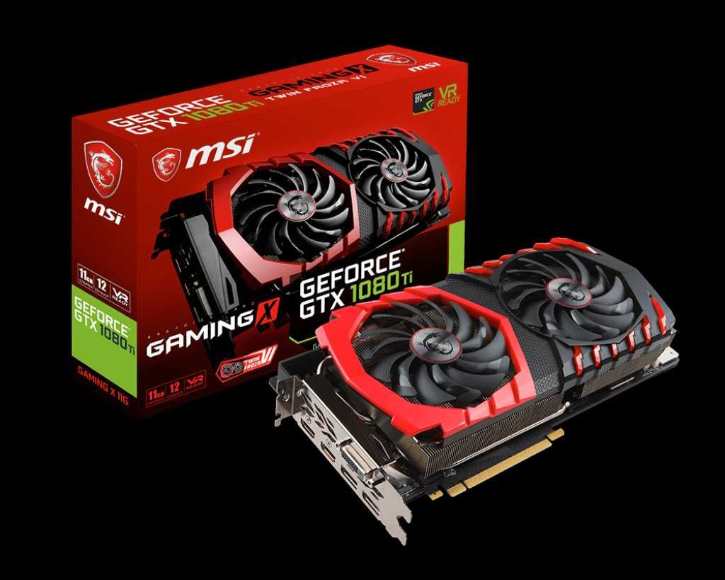 Найкраща! GTX 1080 TI 11GB MSI Gaming X Ігрова відеокарта для пк