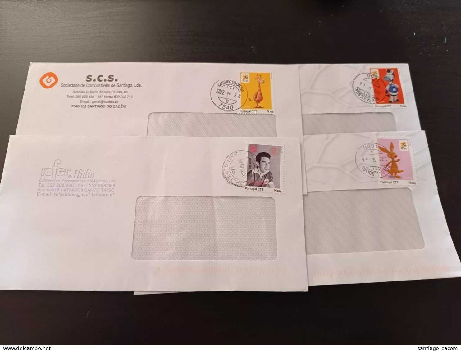 Cartas Portugal modernas Circuladas