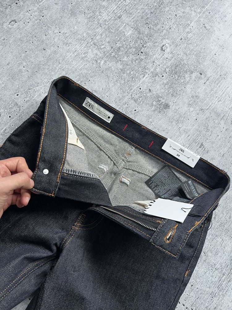 Джинси Zara bootcut high rise 34 xs-s темно-сині ( 6840/298/407) Нові!