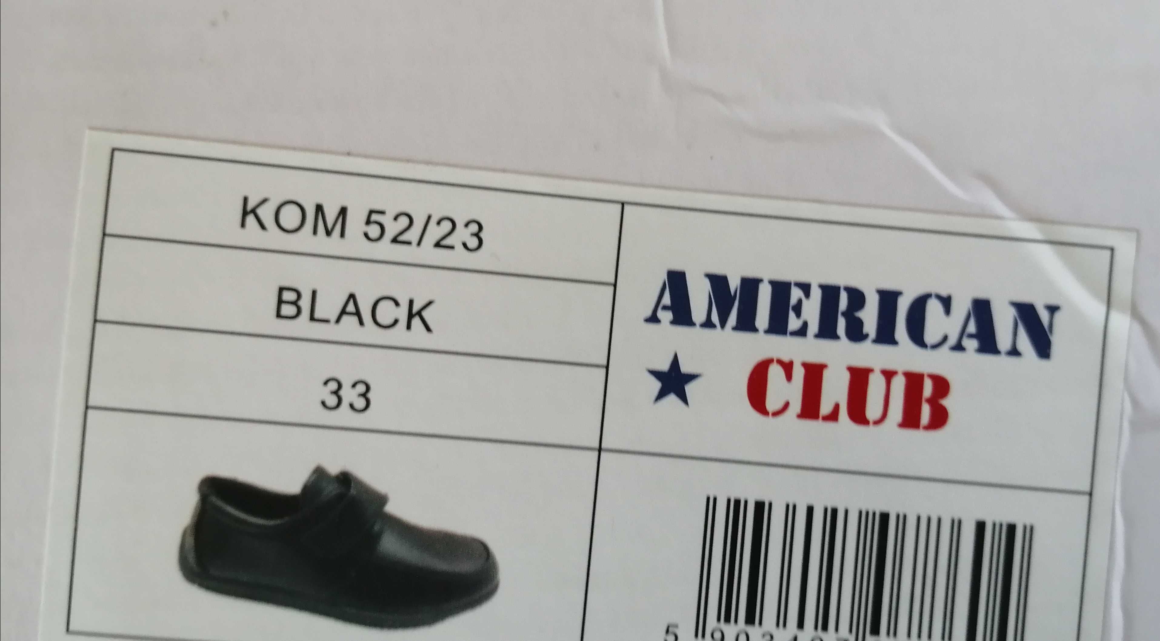 Buty komunijne r.33/chłopięce/galowe/American Club