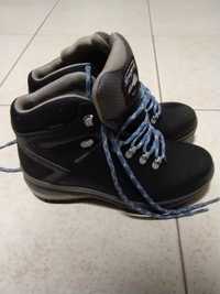 Кожаные ботинки  GRISPORT 14117D1G NERO, размер 35.Италия