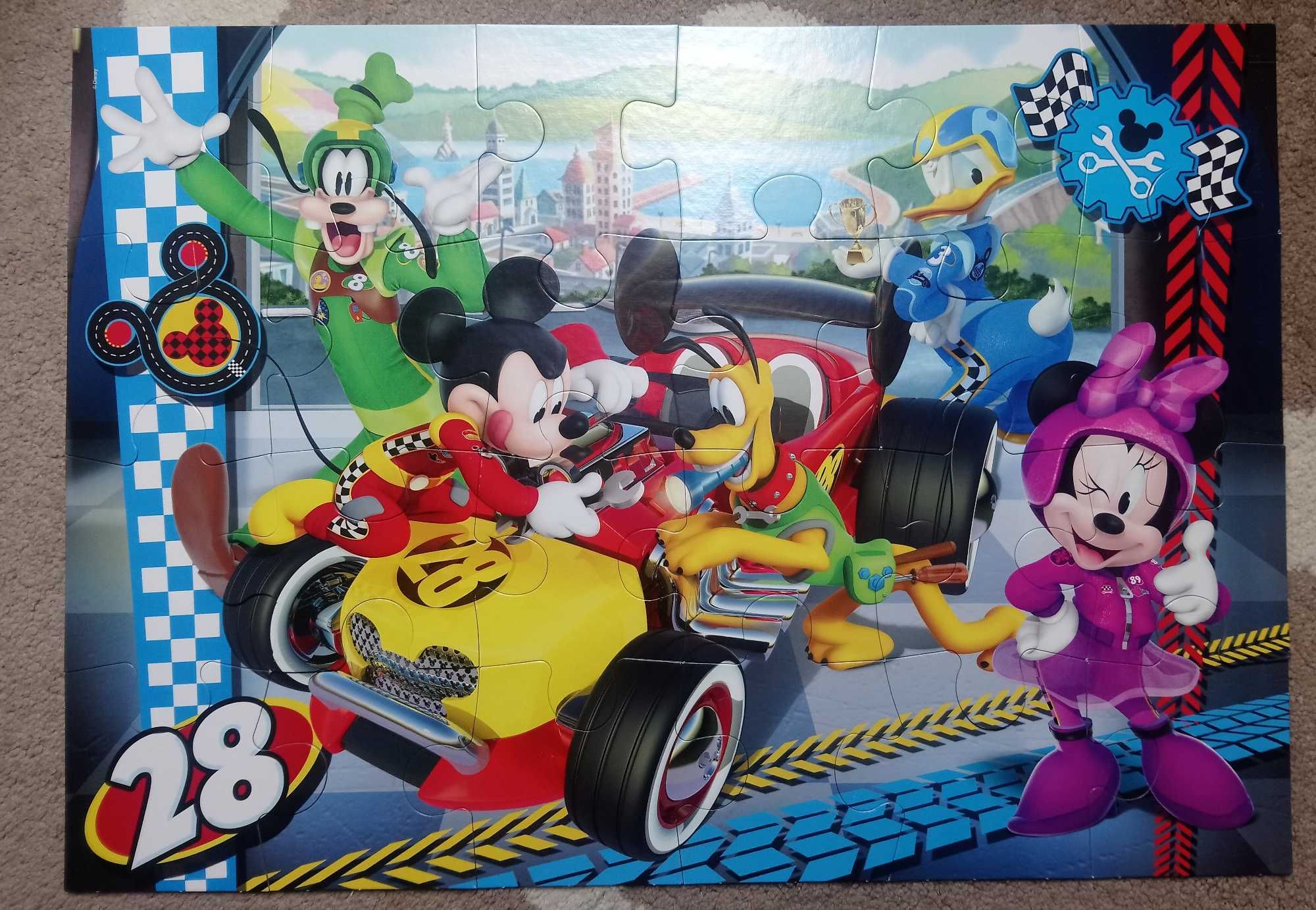 Puzzle Disney Myszka Miki Clementoni 24 elementy 68x48cm