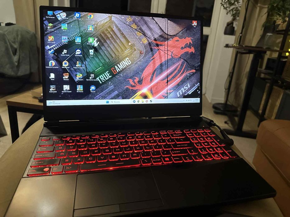 Laptop MSI GL65 i5-9300H/24GB RAM/GTX 1660TI 6GB/256+750GB/15,6 120Hz