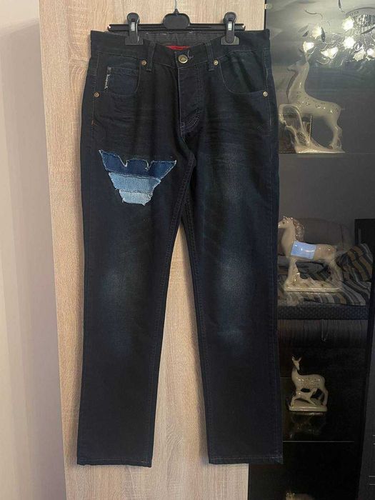 armani big logo jeans vintage армани джинс биг лого 32 розмір