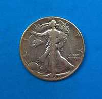 USA 1/2 dolara 1940, Walking Liberty, CERTYFIKAT, srebro 0,900