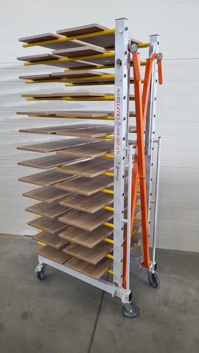 Wózek półkowy lakierniczy stojak do suszenia SLP-250N-800-2K CRAFTDREW