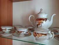 2 x zestaw porcelany / zestaw kawowy pozłacany Wawel
