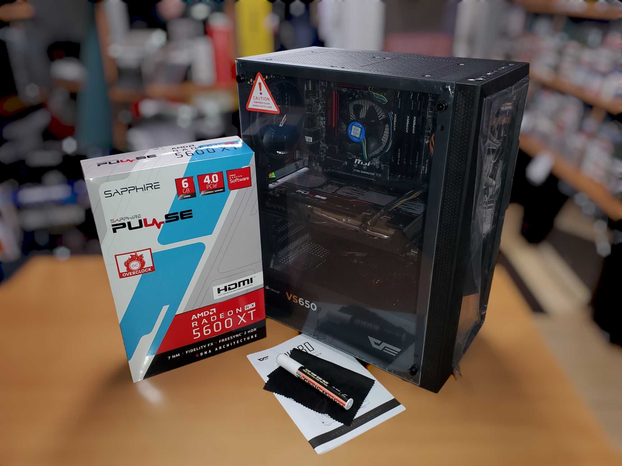 Komputer i5 RGB 15GB 512 SSD + 1TB RX 5600XT 6GB GDDR6 Gwarancja