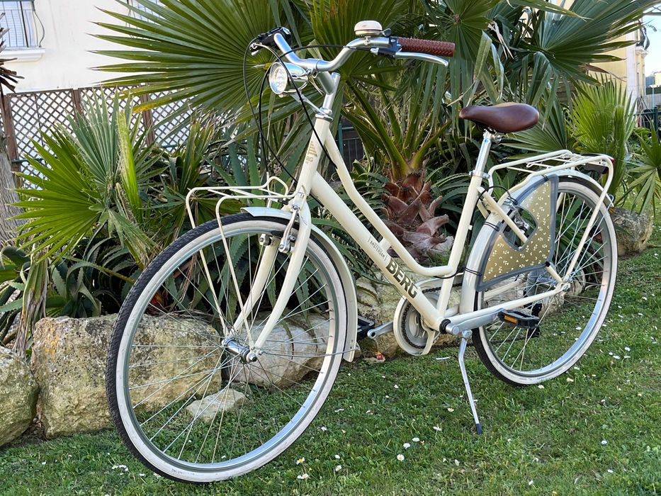 Bicicleta pasteleira moderna feminina