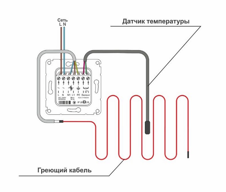 Якісний Терморегулятор (термостат) для теплого пола, (Опт від 10шт)