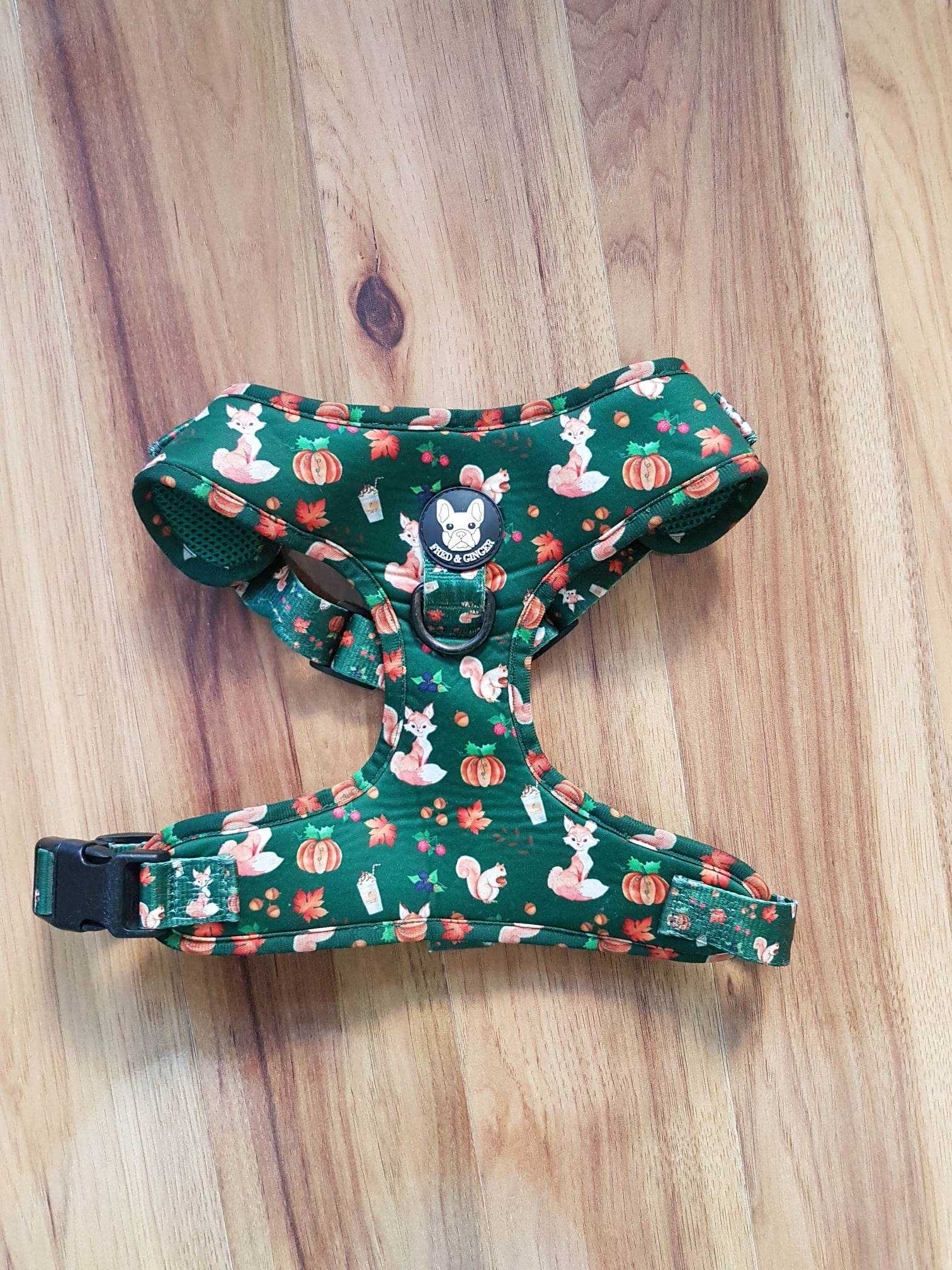 Szelki dla psa Fred & Ginger Pup-Kin Spice Harness rozmiar M