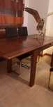 Mesa de jantar extensível em pinho maciço