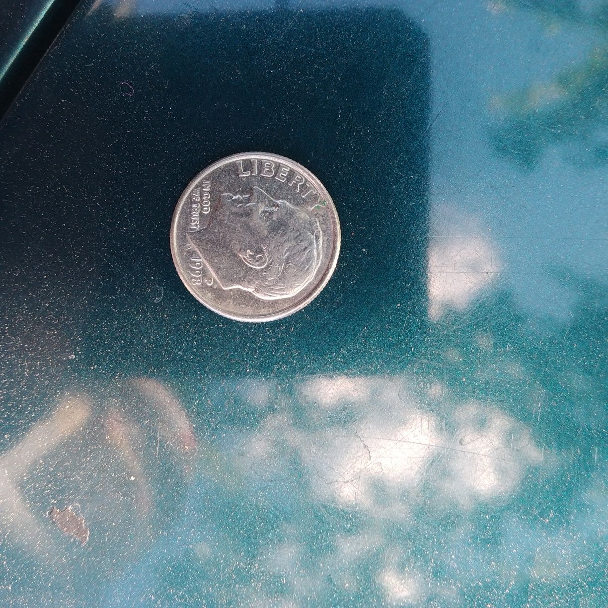Монета liberty quarter dollar 1998