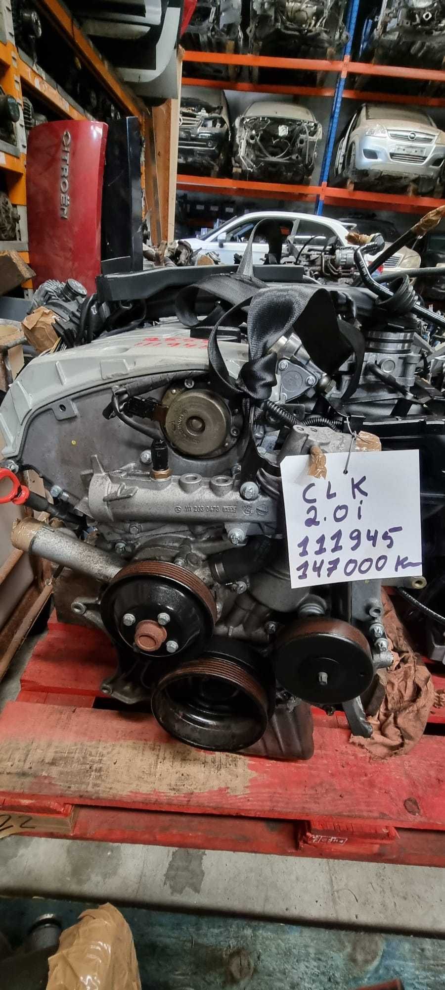 Motor clk 200 REF 111945 com 147000 km Completo Com GARANTIA!!