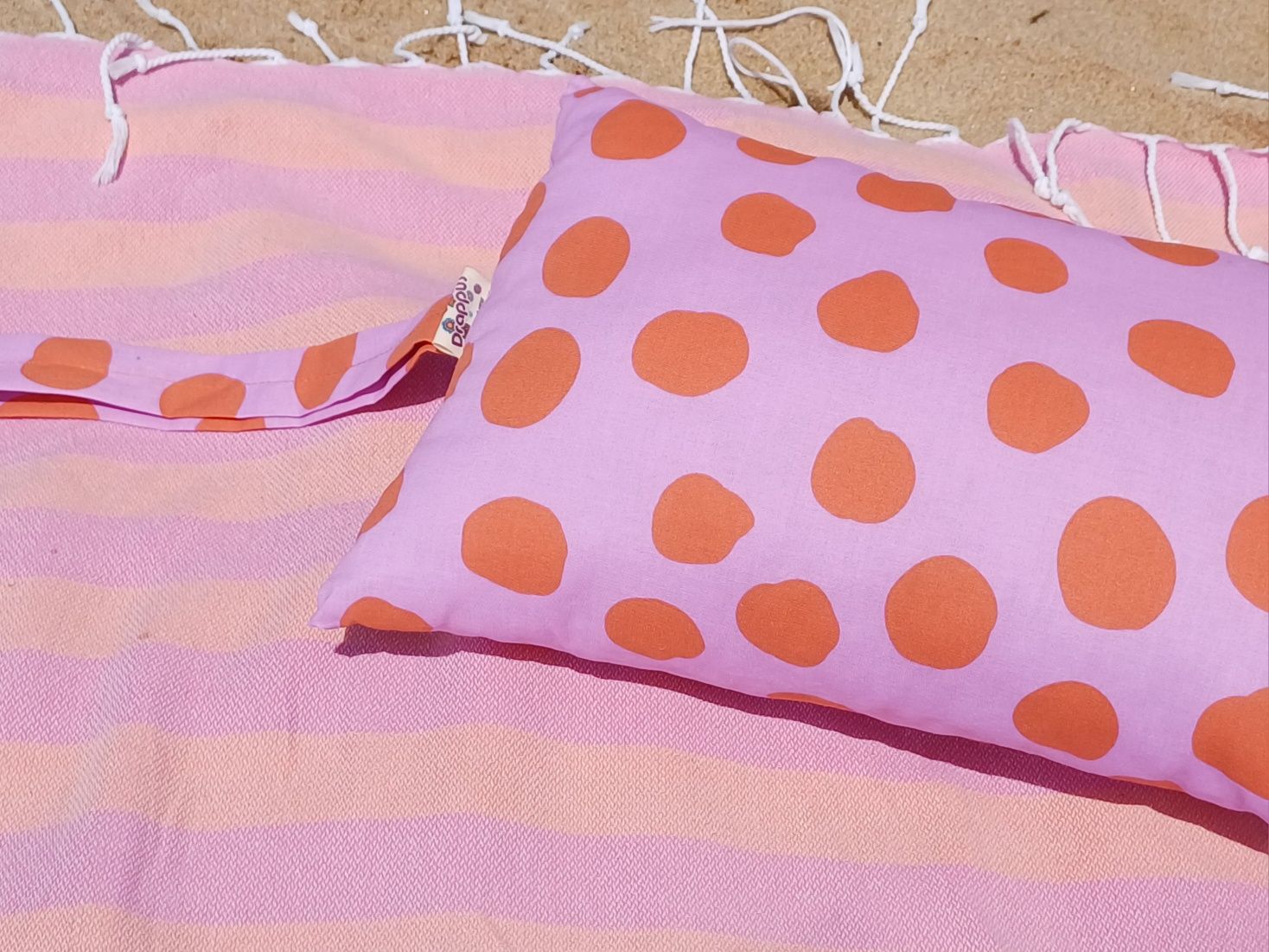 Almofada de Praia Laranja