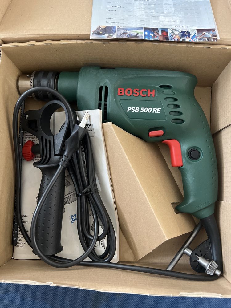 Ударная электродрель, Bosch PSB 500 RE