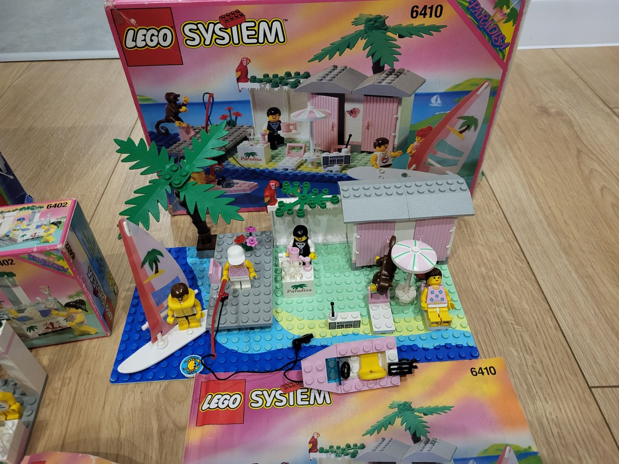 Lego Paradisa zestawy z pudełkami