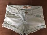 Szorty spodenki jeansowe dzinsowe mietowe bershka