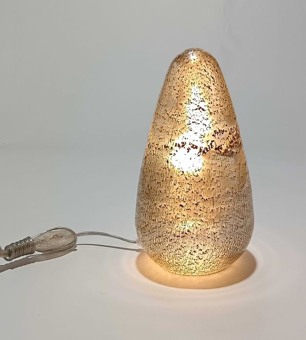 Candeeiro Volcano Prata | Vidro da Marinha Grande!