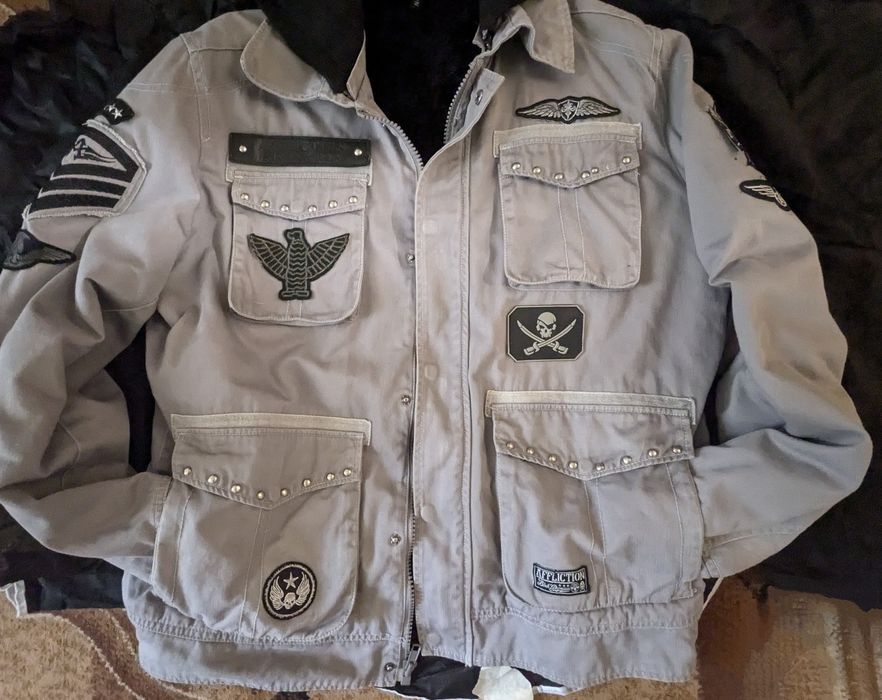 Куртка утепленная    милитари  affliction