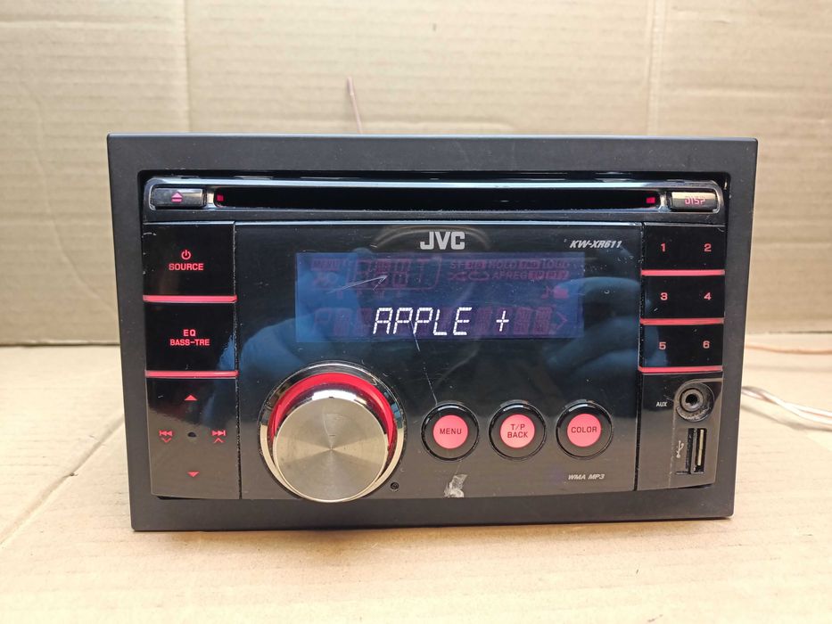 Radio 2 din JVC Kw-xr611  cd mp3 usb aux