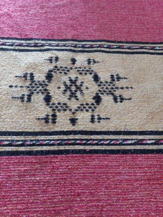 Marokańska ręcznie pleciona narzuta 133x200