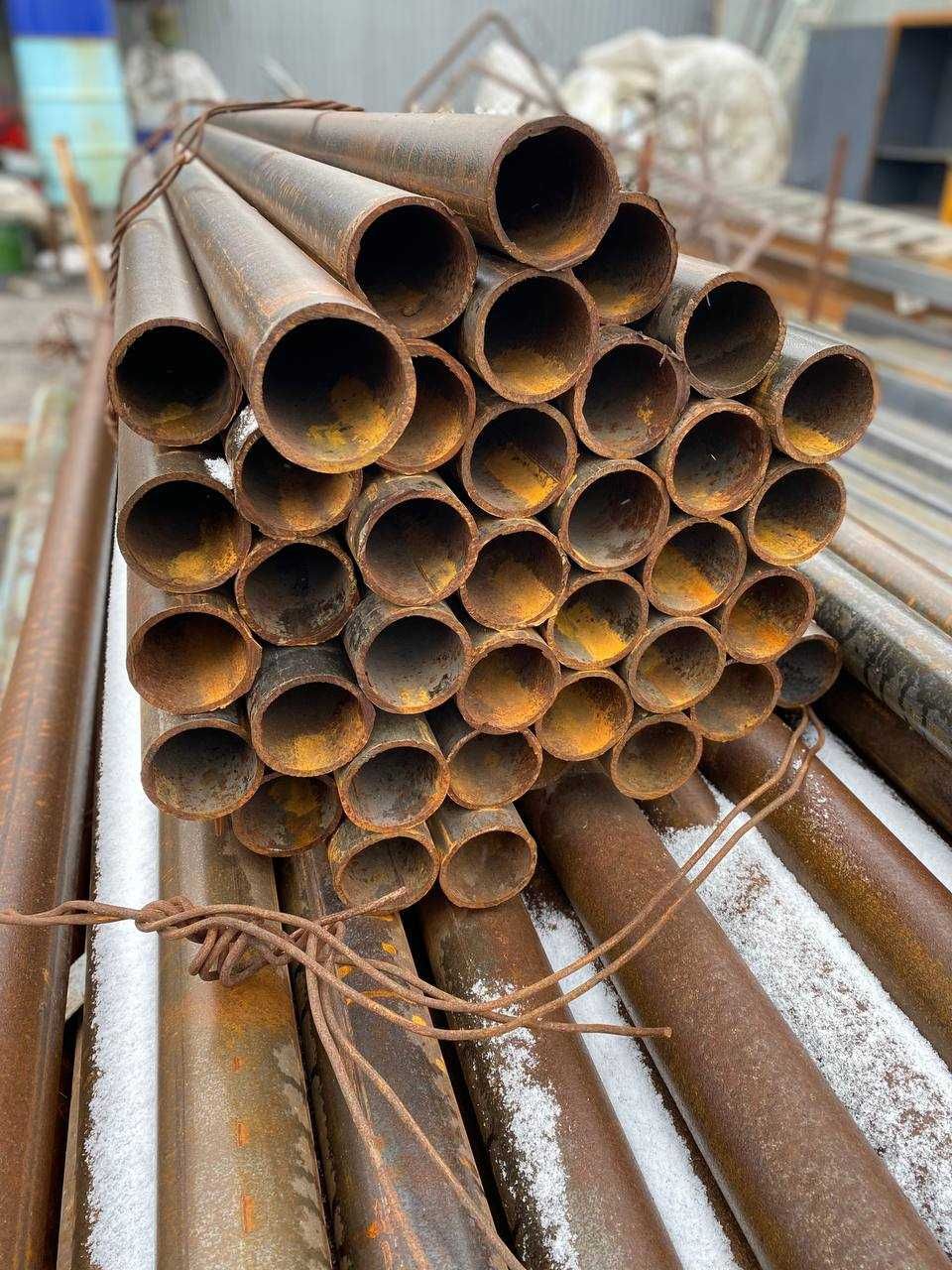Металлопрокат Круглая труба 15мм-219мм, стена 1.5-7мм. Новая, Б/у, ВГП