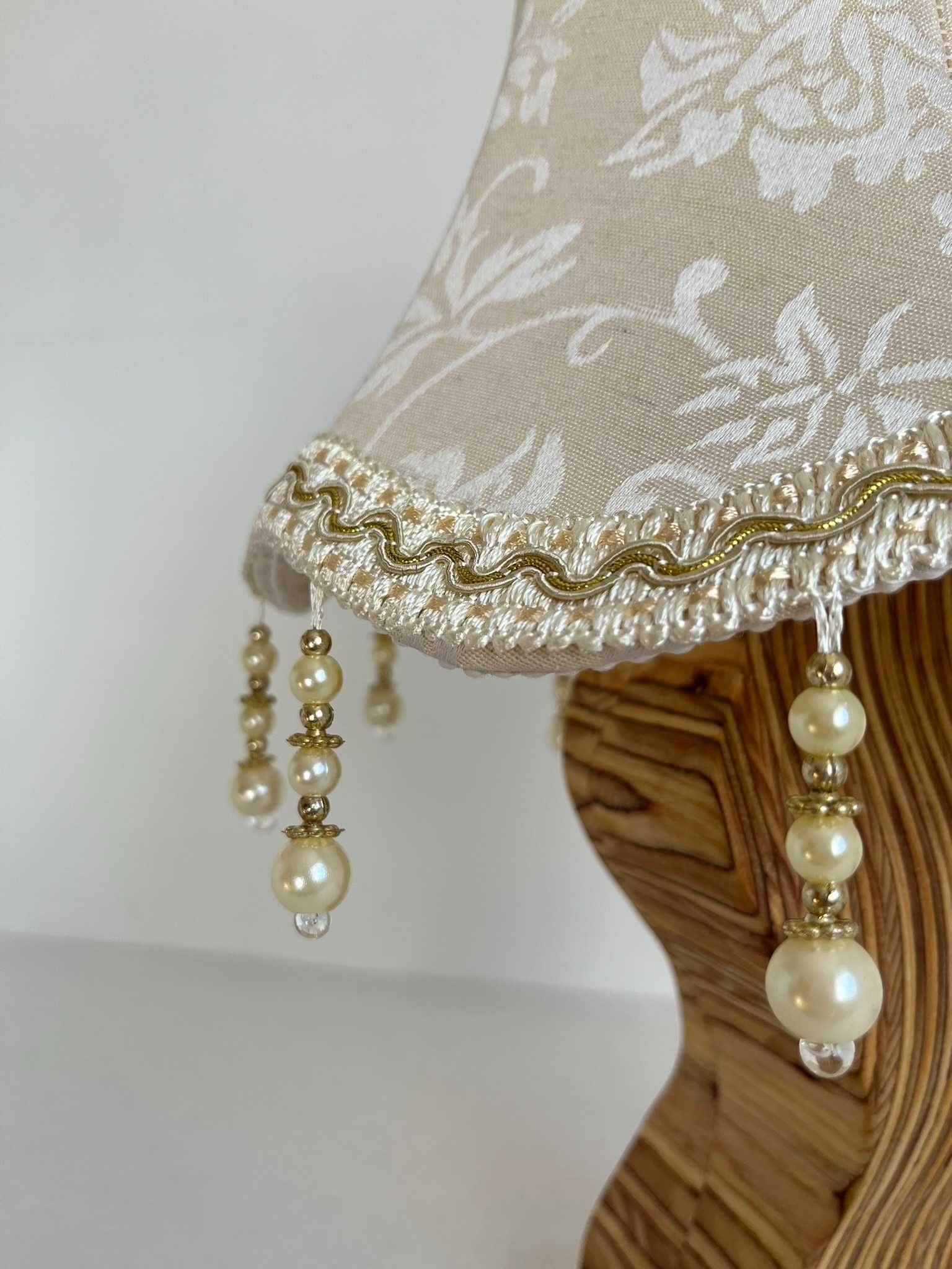 Drewniana Vintage Lampa Nocna dla Dzieci - Mała, 40 cm, Dekoracyjna