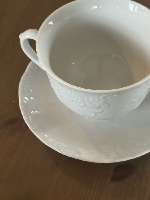 Filiżanka z podstawkiem Rococo Ćmielów