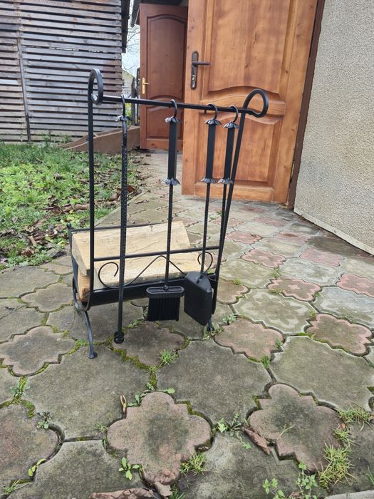 Підставки для каміну, камінні підставки ковані, ковані підставки