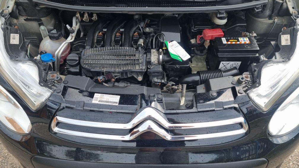 Citroën C1 Wersja II 1.2 Benzyna 5drzwi Czarny Klima Nowy rozrząd Ledy