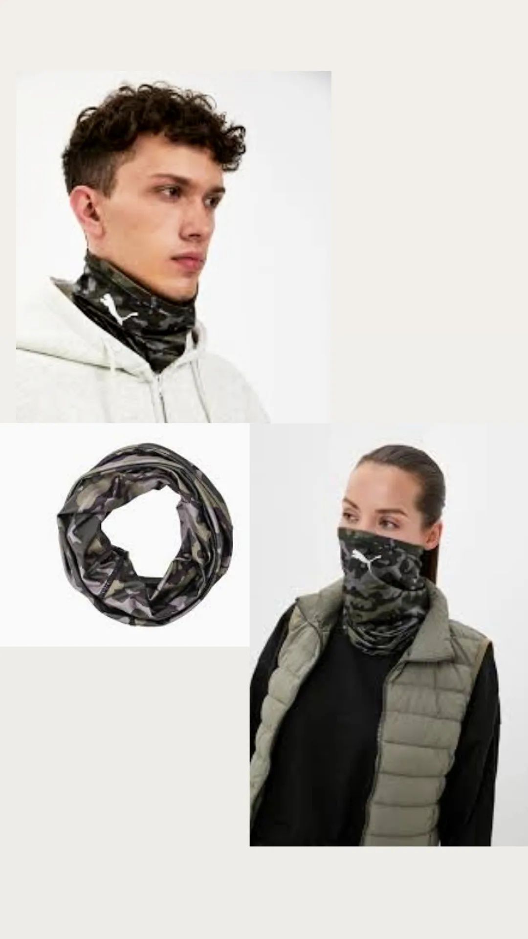 Камуфляжний шарф баф Puma CORE MULTI SCARF  унісекс