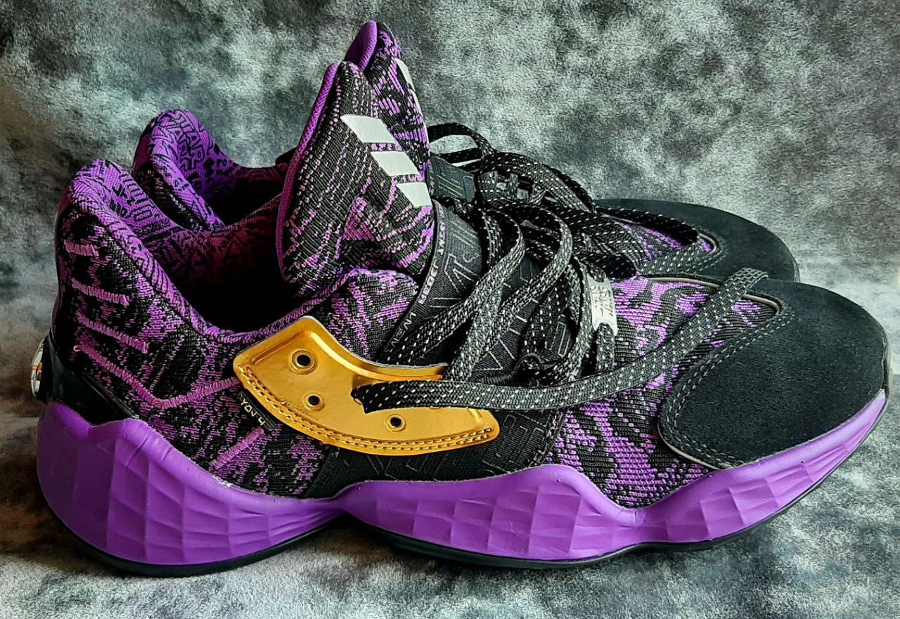 Adidas Harden Vol. 4 Star Wars Lightsaber Purple Shoes