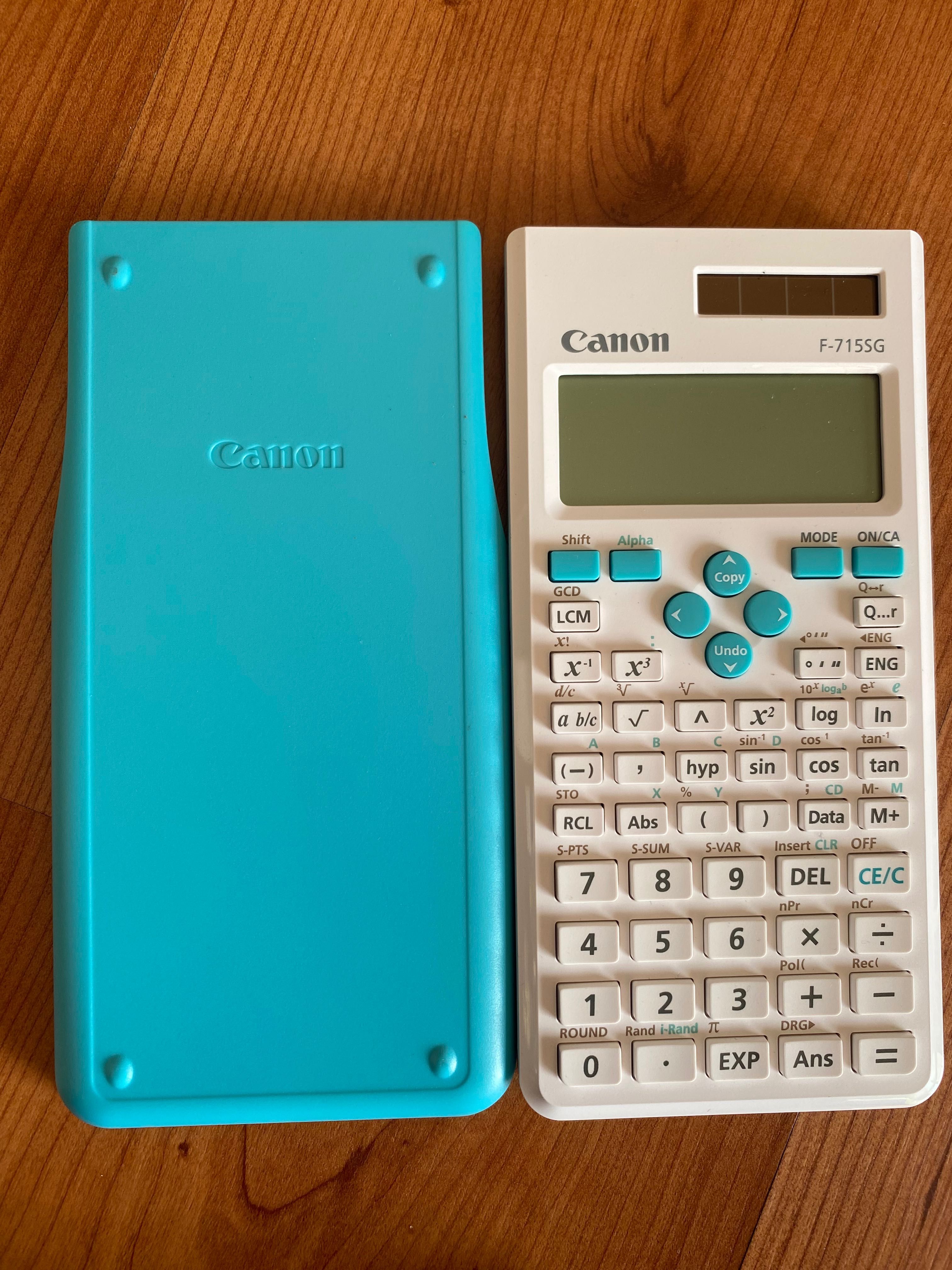 Calculadora Científica CANON F-715SG Branco e Azul (16 dígitos)