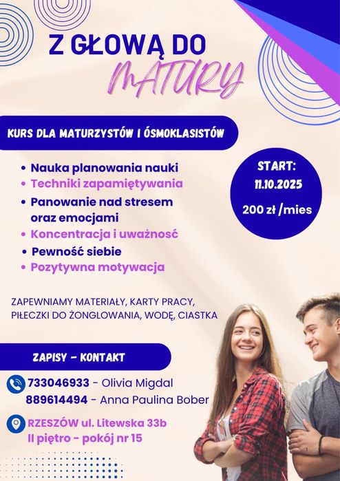 Warsztaty dla ósmoklasistów i maturzystów