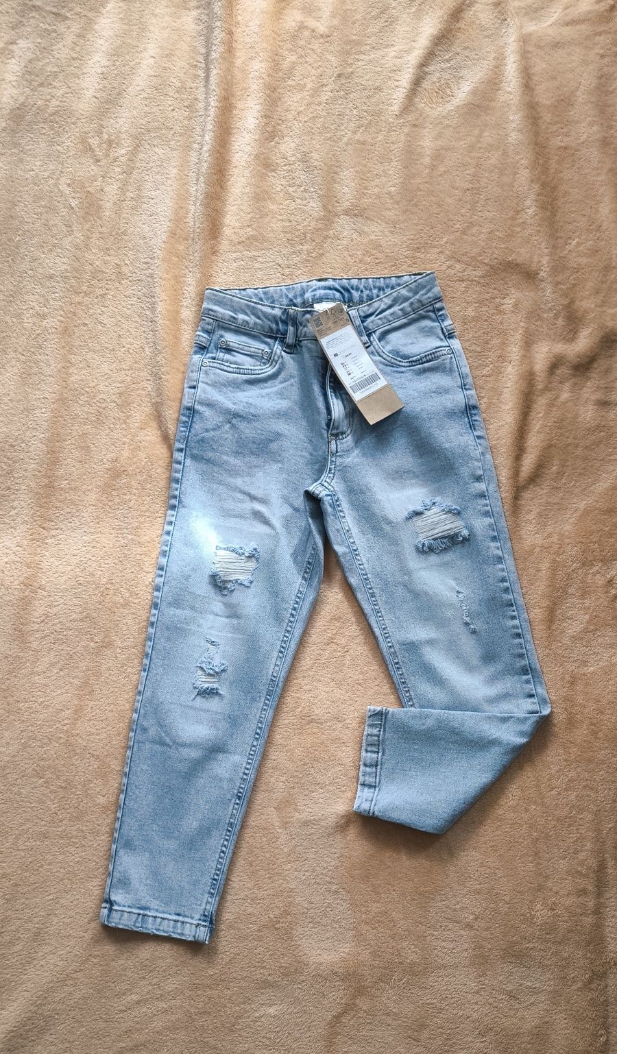 Nowe spodnie jeansowe coccodrillo r. 128