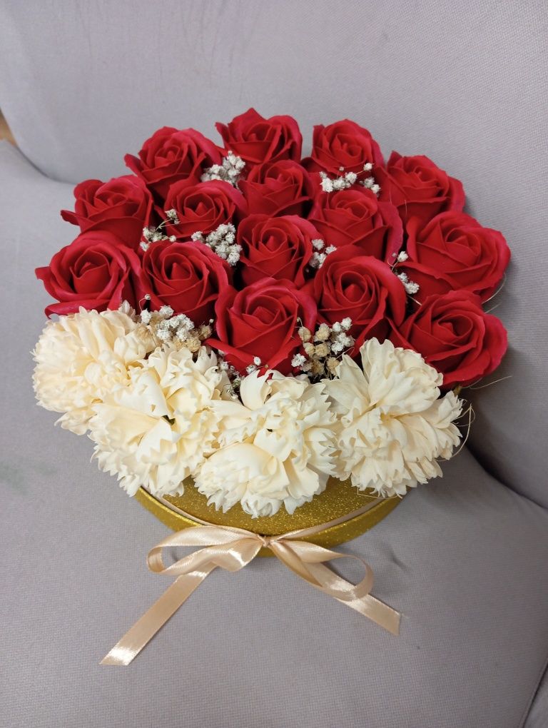 Bouquet de flores de sabão