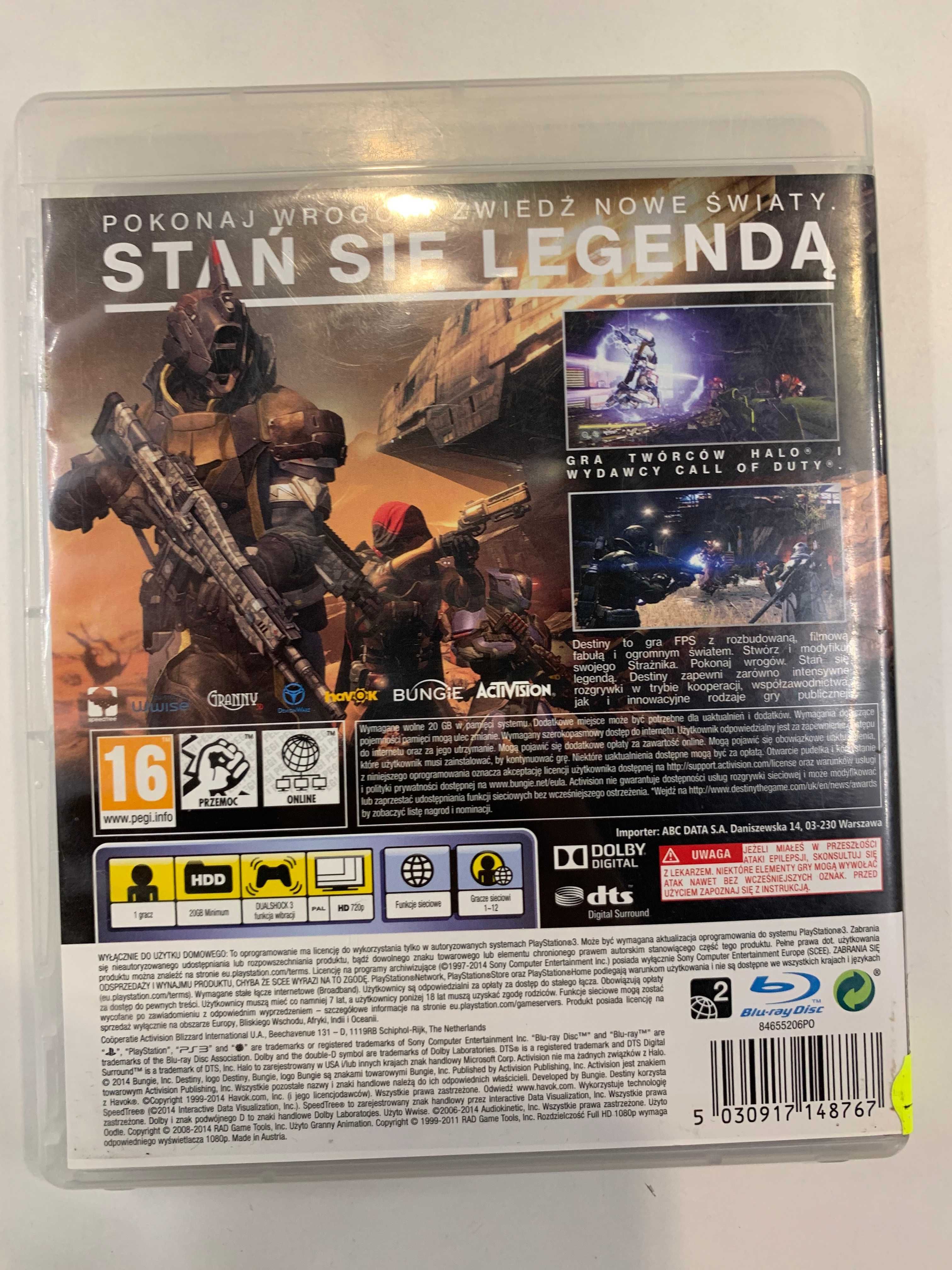 Destiny PS3 Sklep Ostróda