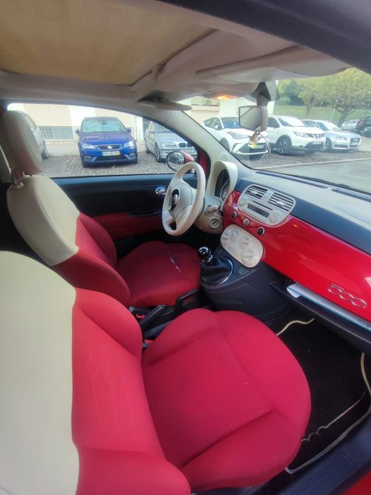 Fiat 500 ar condicionado teto panorâmico de abrir