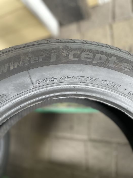 Шини резина 205 60 16 Hankook 2шт. 6mm Зима зимові