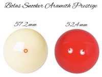 Bolas Snooker Aramith Prestige (Branca/Vermelha) NOVO