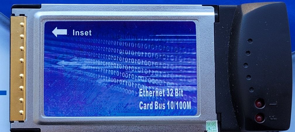 Kolekcja 7 kart sieciowych PCI, PCMCIA lata 90/2k