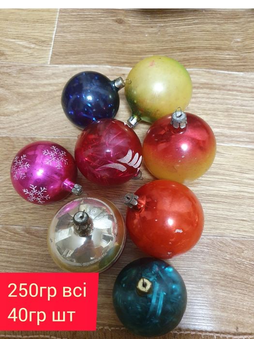 Новогодние ёлочные игрушки (ссср)