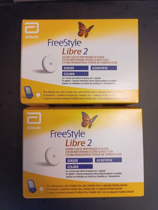 2x Sensor Freestyle Libre 2 - Grudzień 2026