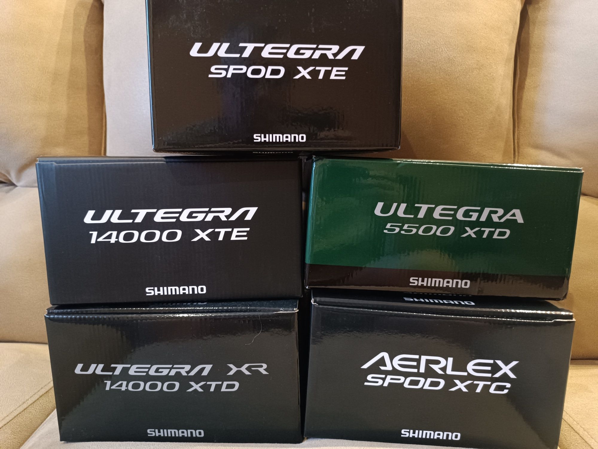 Котушка Shimano Ultegra 14000 XTE, SPOD XTE, AERLEX SPOD XTC, XR 14000
